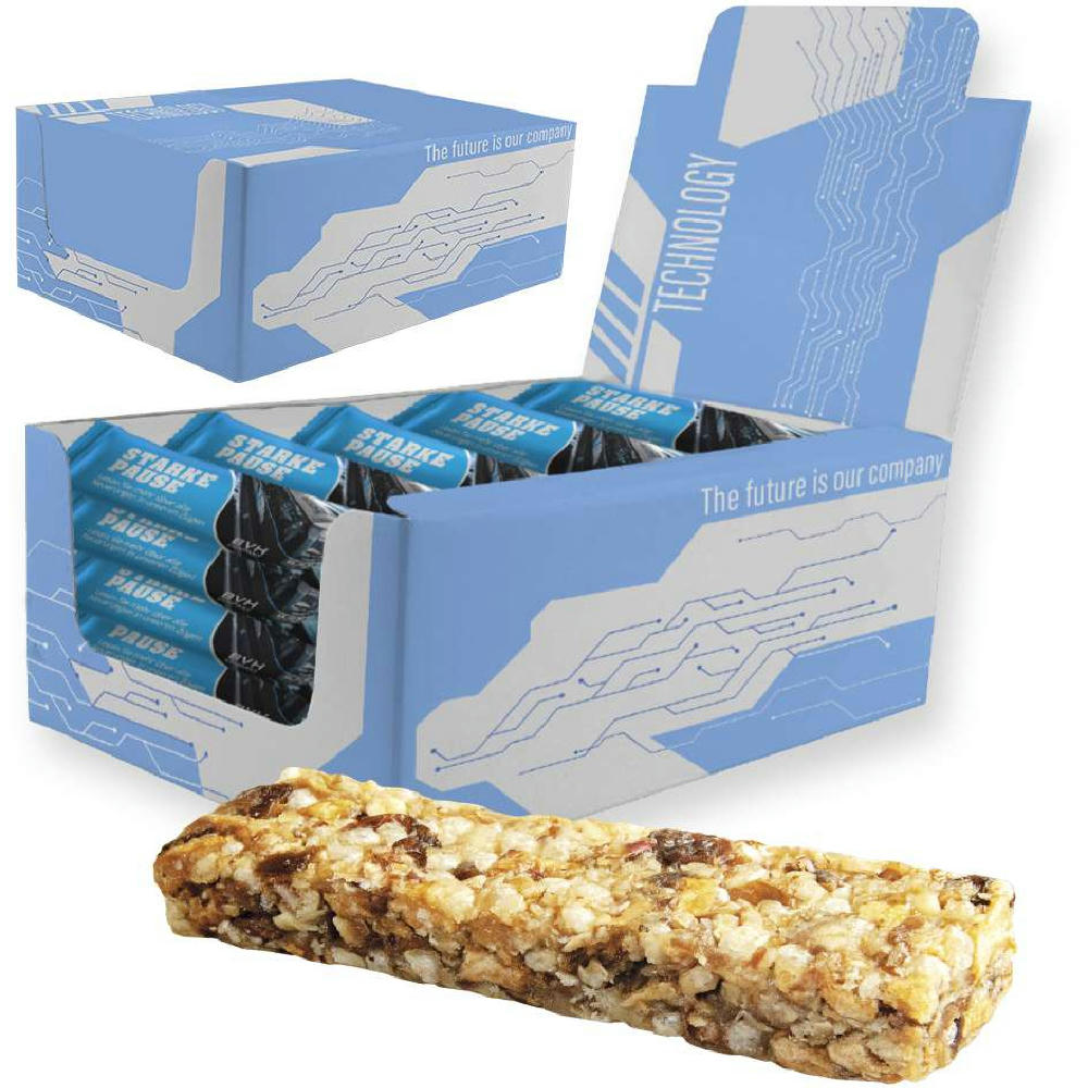 Müsliriegel Multikorn-Apfel, 25 Stück, ca. 625g, Displaybox Maxi
