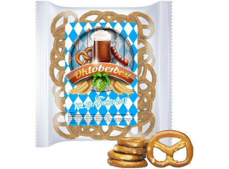 Mini Brezeln Original, ca. 30g, Express Maxi-XL-Tüte mit Etikett
