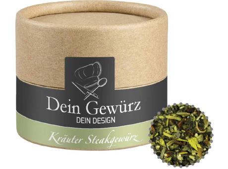 Gewürzmischung Kräuter-Steakgewürz, ca. 25g, Kraftpapierdose Mini