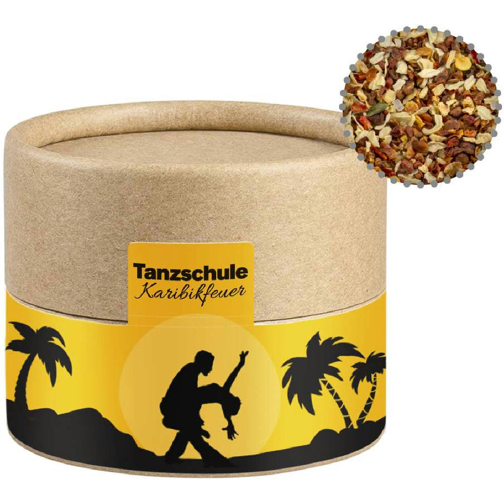 Gewürzmischung HOT Karibik Mix, ca. 28g, Kraftpapierdose Mini