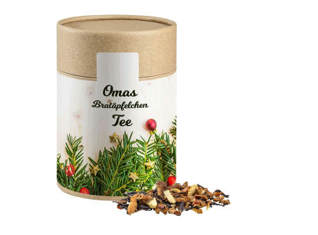 Omas Bratäpfelchen Tee, ca. 140g, Kraftpapierdose Maxi