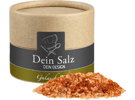Gulasch Schaschlik Salz, ca. 55g, Kraftpapierdose Mini