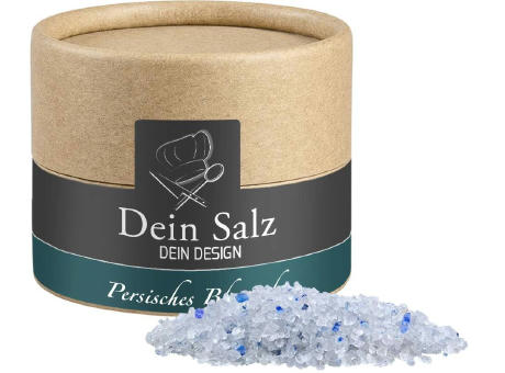 Persisches blaues Saphirsalz, ca. 55g, Kraftpapierdose Mini