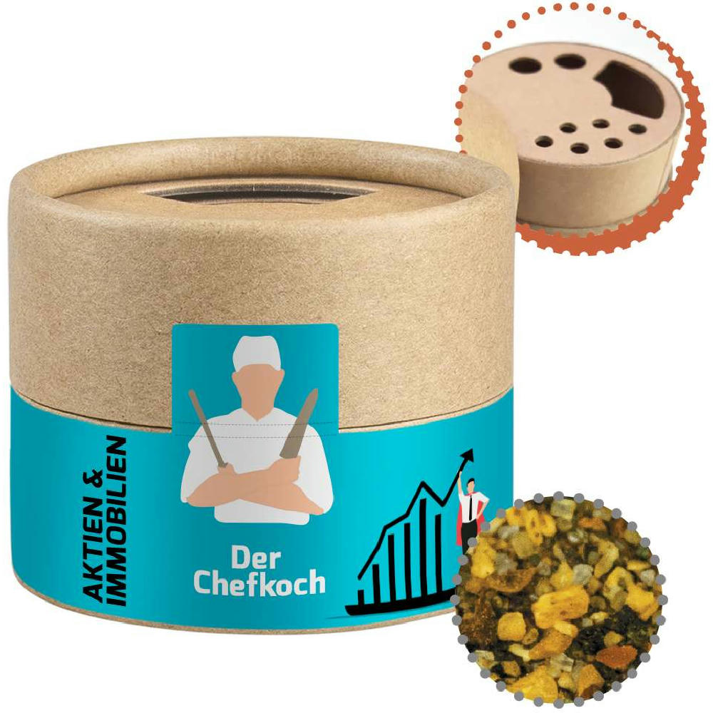 Gewürzmischung Steak Pfeffer, ca. 40g, Kraftpapierstreuer Mini