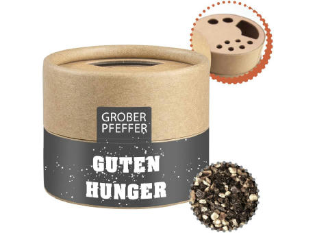 Pfeffer geschrotet, ca. 38g, Kraftpapierstreuer Mini