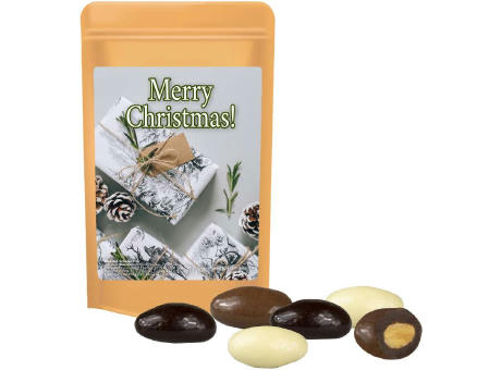 Mandel-Schoko-Trio, ca. 30g, Standbeutel Mini