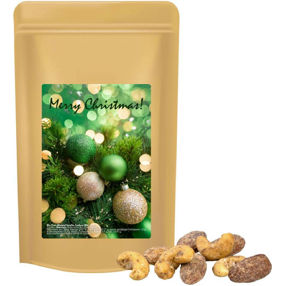 Zimt-Mandel Vanille-Cashew Mix, ca. 80g, Standbeutel Midi