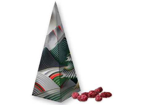 Gebrannte Mandeln Himbeere, ca. 30g, Präsent-Pyramide