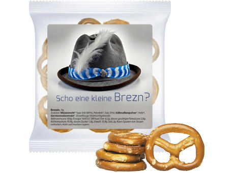 Mini Brezeln Original, ca. 7g, Express Maxi-Tüte mit Etikett