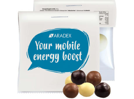 Knusperkugeln-Mix, ca. 20g, Express Maxi-Tüte mit Werbereiter