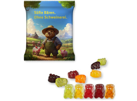 Gummibärchen ohne Gelatine, ca. 15g, Midi-Tüte