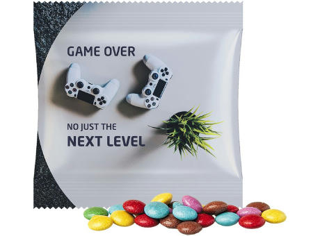 Bunte Schokolinsen, ca. 7g, Mini-Tüte