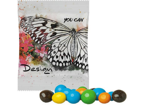 Bunte Schoko Erdnüsse, ca. 15g, Midi-Tüte