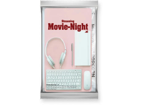 Mikrowellen Popcorn salzig, ca. 100g, transparente Folie