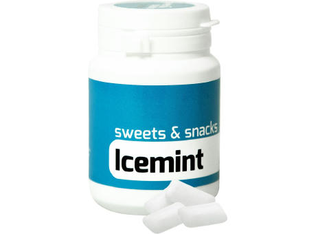 Icemint Kaugummi, ca. 63g, Kaugummi Dose