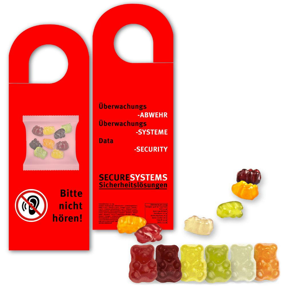 Gummibärchen, ca. 10g, Türhänger