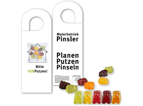 Gummibärchen ohne Gelatine, ca. 10g, Türhänger