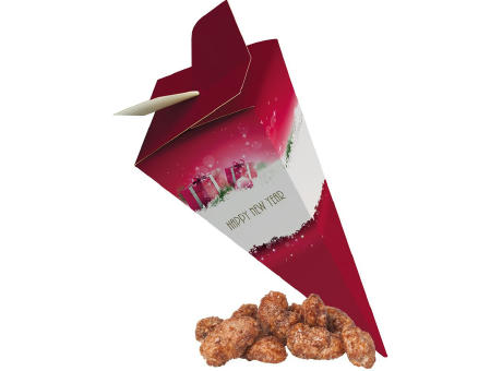 Feuergebrannte Mandeln, ca. 30g, Präsent-Pyramide