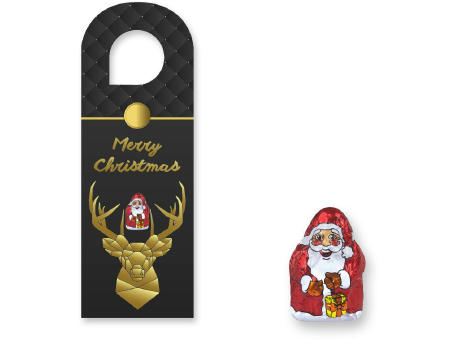 Mini Schoko-Weihnachtsmänner, ca. 7g, Türhänger