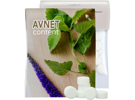 Pfefferminz Drops, ca. 15g, Express Midi-Tüte mit Werbereiter