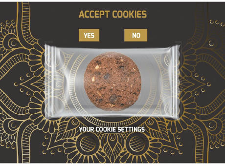 Cookie Schoko-Haselnuss, ca. 7g, Werbekarte