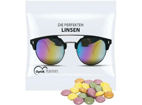 Bunte Schokolinsen, ca. 7g, Mini-Tüte