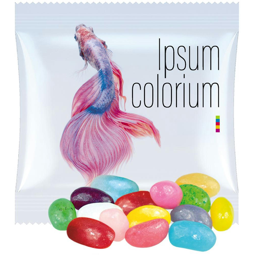 Jelly Beans sauer-Mix, ca. 10g, Mini-Tüte