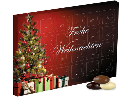 Mandel-Schoko-Trio, ca. 120g, Adventskalender Mini