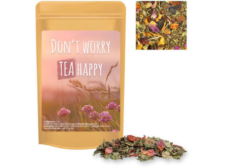 Kräutertee Glücksgefühle, ca. 15g, Standbeutel Mini