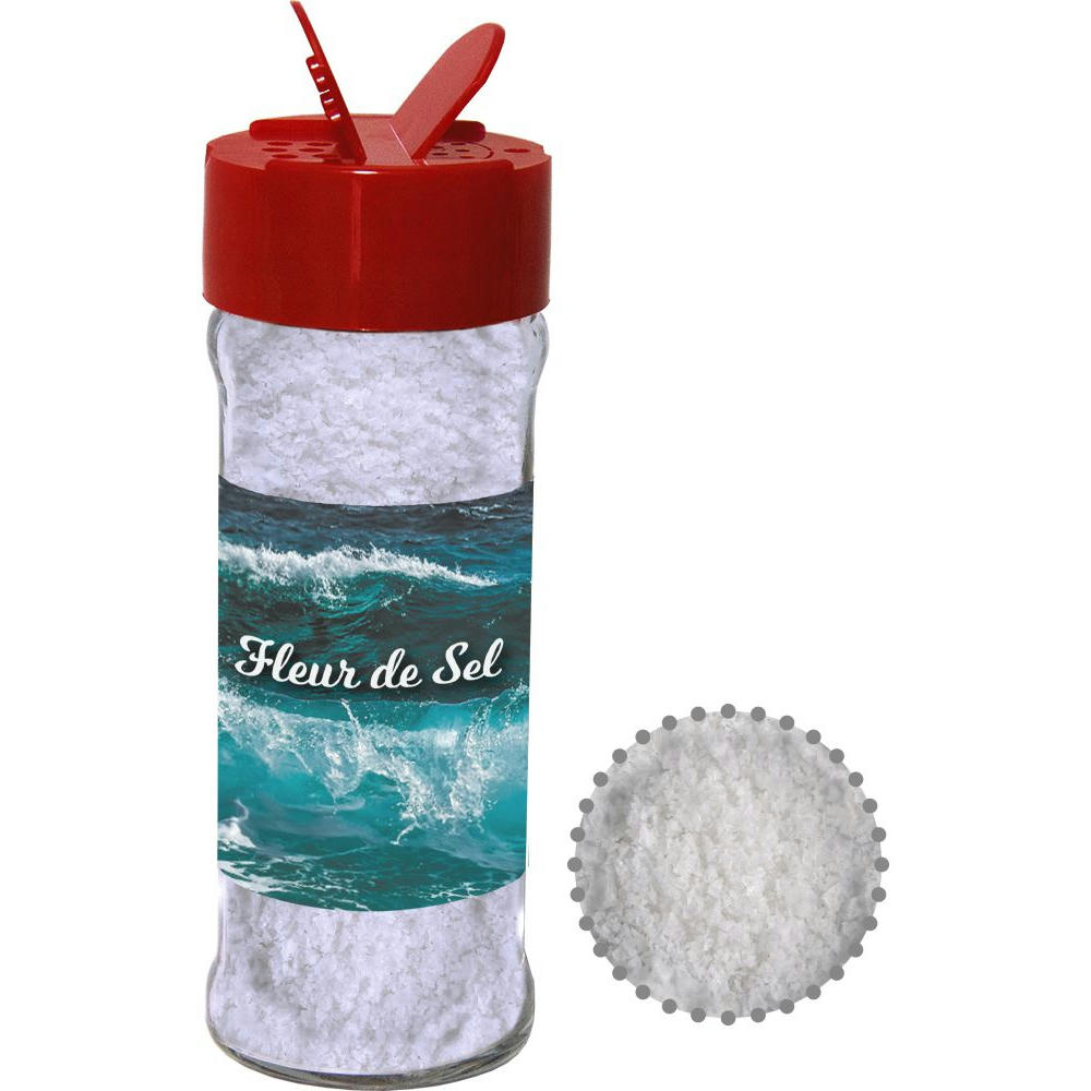 Fleur de Sel, ca. 40g, Glas mit Streuaufsatz