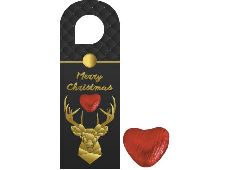 Schoko-Herzen, ca. 5g, Türhänger