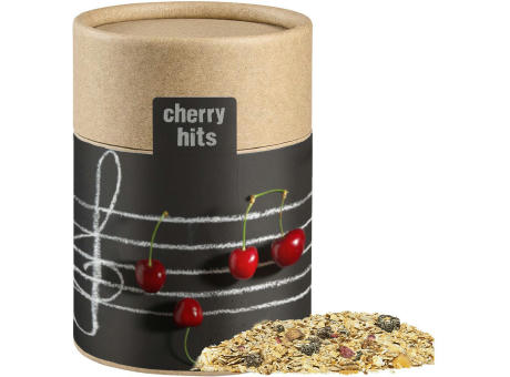 Müsli Sauerkirsche, ca. 60g, Kraftpapierdose Midi