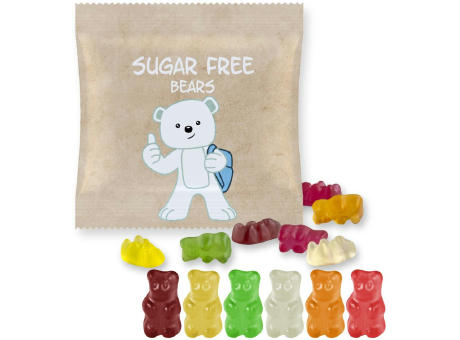 Gummibärchen zuckerfrei, ca. 30g, Maxi-Tüte