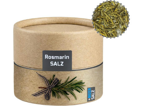 Gewürzmischung Rosmarin-Salz, ca. 52g, Kraftpapierdose Mini