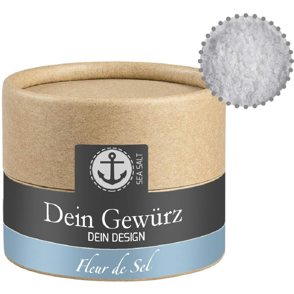 Fleur de Sel, ca. 40g, Kraftpapierdose Mini