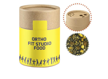 Gewürzmischung Zitronen-Pfeffer, ca. 75g, Kraftpapierstreuer Midi