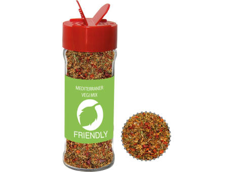Gewürzmischung Mediterraner Veggie Mix, ca. 35g, Glas mit Streuaufsatz