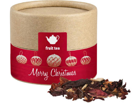 Weihnachts Früchtetee, ca. 25g, Kraftpapierdose Mini