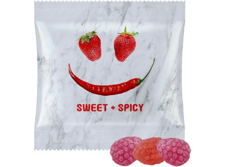 Erdbeer Chili Bonbons, ca. 17g, Midi-Tüte