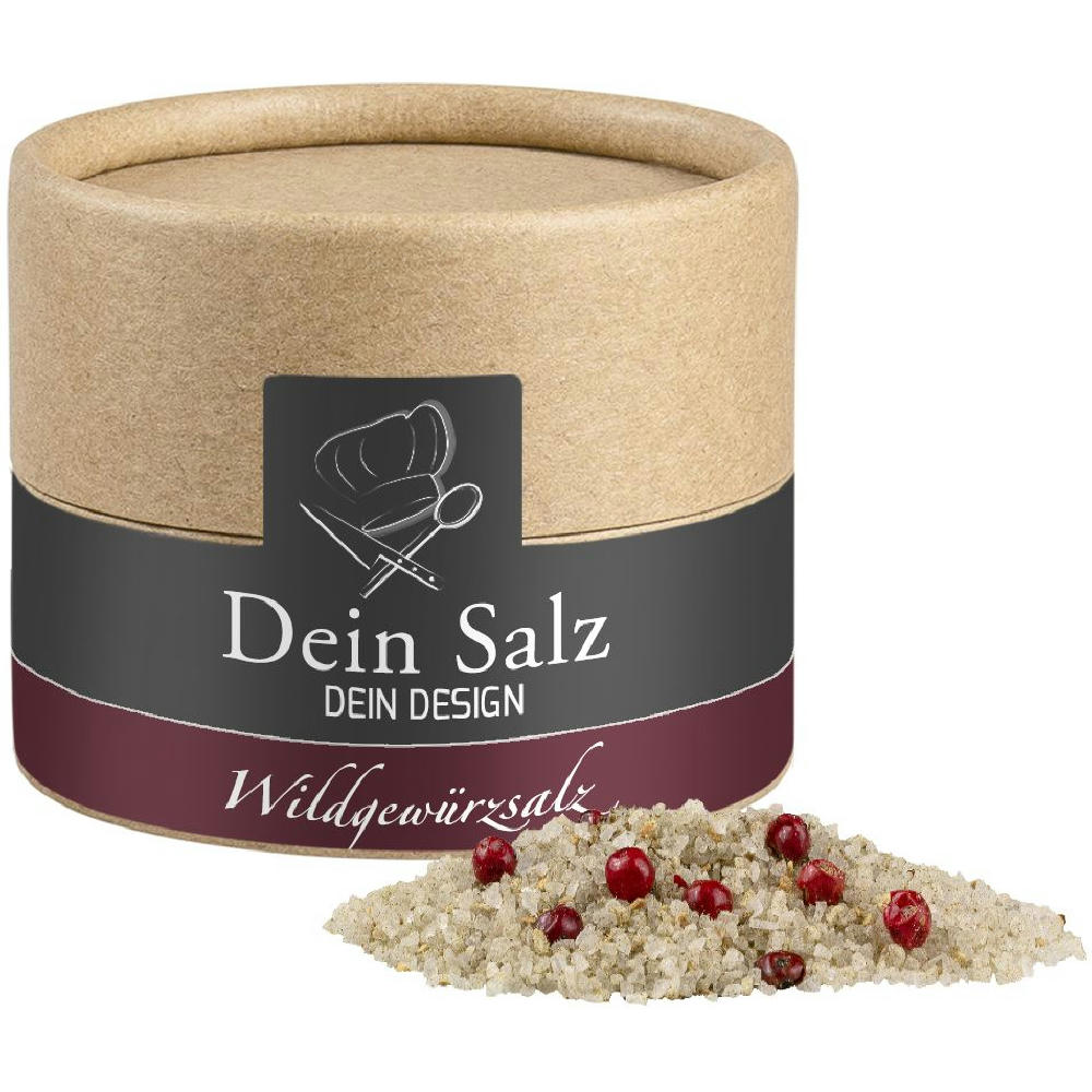 Wildgewürzsalz, ca. 45g, Kraftpapierdose Mini
