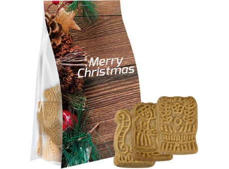 Spekulatius, 100g, Express Blockbodenbeutel mit Werbereiter