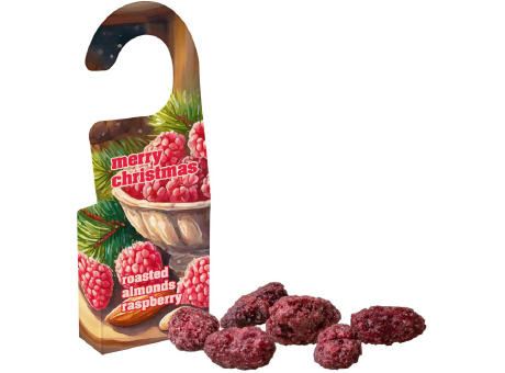 Gebrannte Mandeln Himbeere, ca. 15g, Türhänger Box