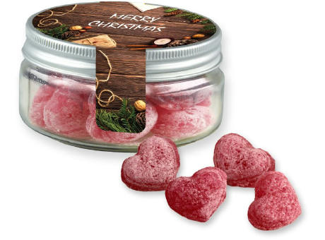 Glühwein Herzen, ca. 70g, Sweet Dose Mini