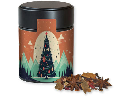 Glühweingewürz grob, ca. 60g, Metalldose Midi schwarz