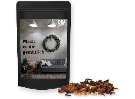 Glühweingewürz fein, ca. 20g, Standbeutel Mini schwarz