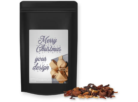 Glühweingewürz fein, ca. 55g, Standbeutel Midi schwarz