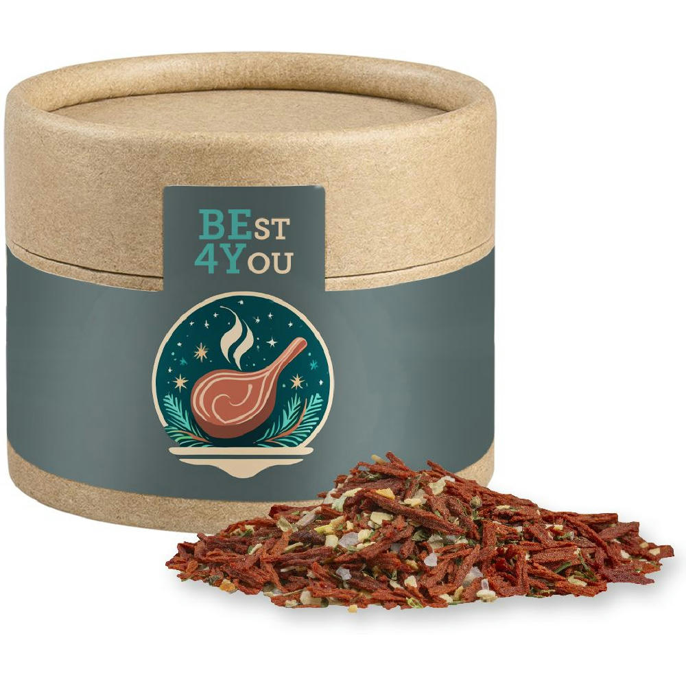 Weihnachts Gewürzmischung Salat, ca. 30g, Kraftpapierdose Mini