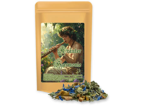 Kräutertee Harmonie, ca. 35g, Standbeutel Midi