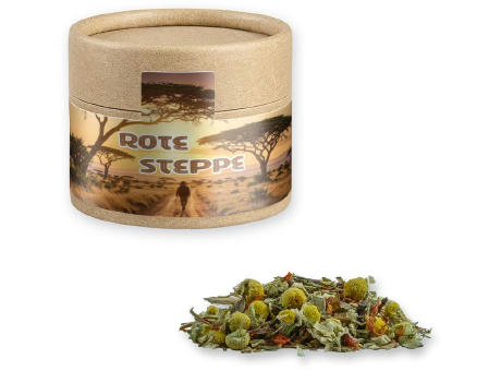Rotbuschtee Entspannungszeit, ca. 20g, Kraftpapierdose Mini
