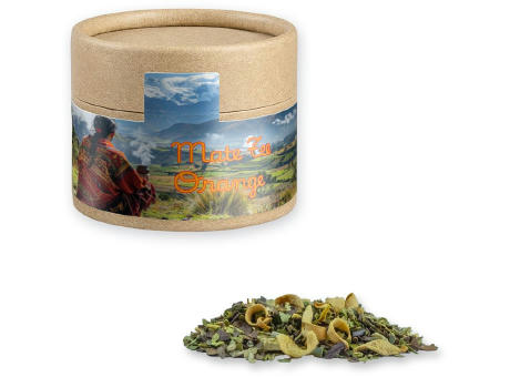 Matetee Orange, ca. 16g, Kraftpapierdose Mini